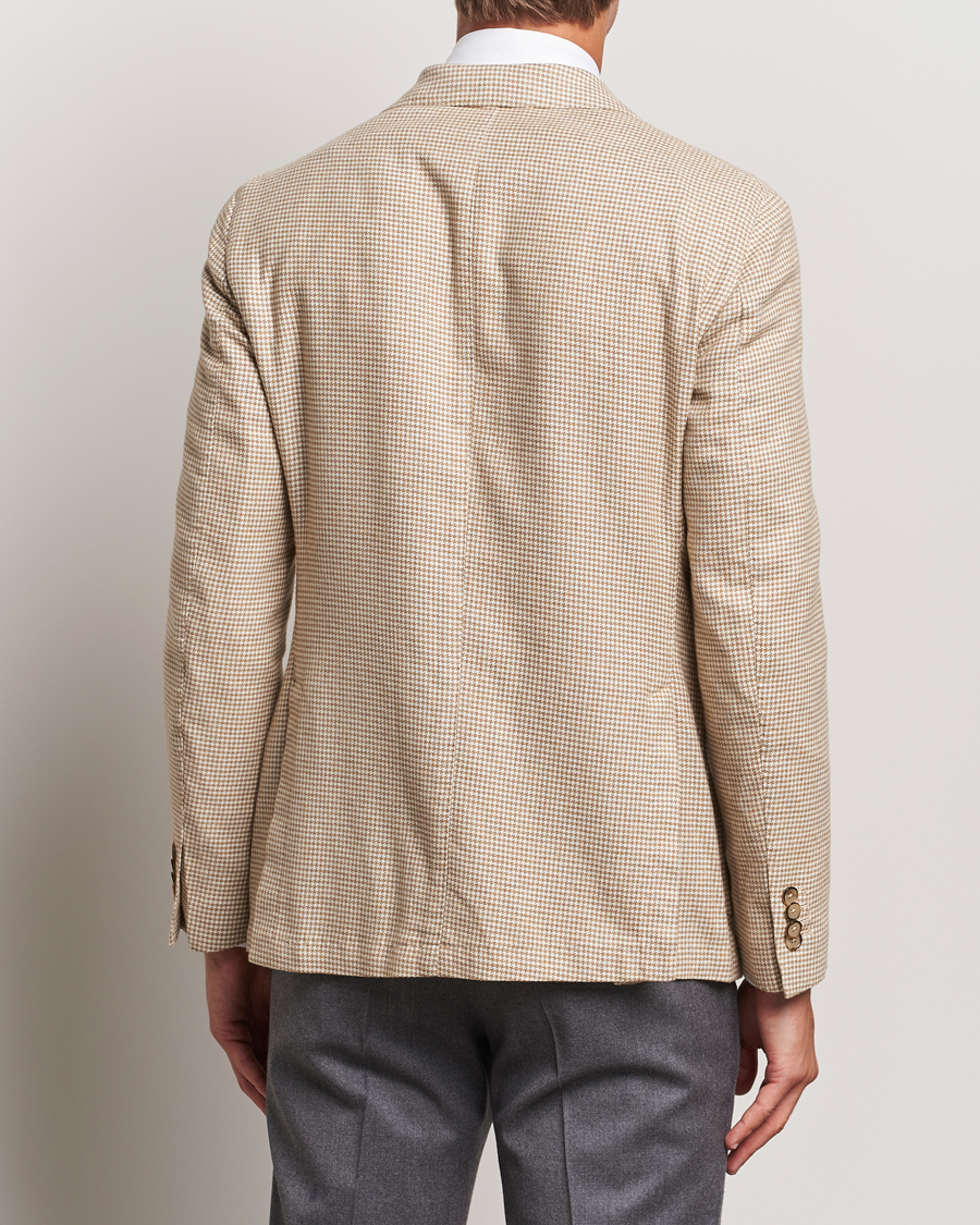 Herre | Dressjakker | L.B.M. 1911 | Jack Regular Houndstooth Blazer Beige