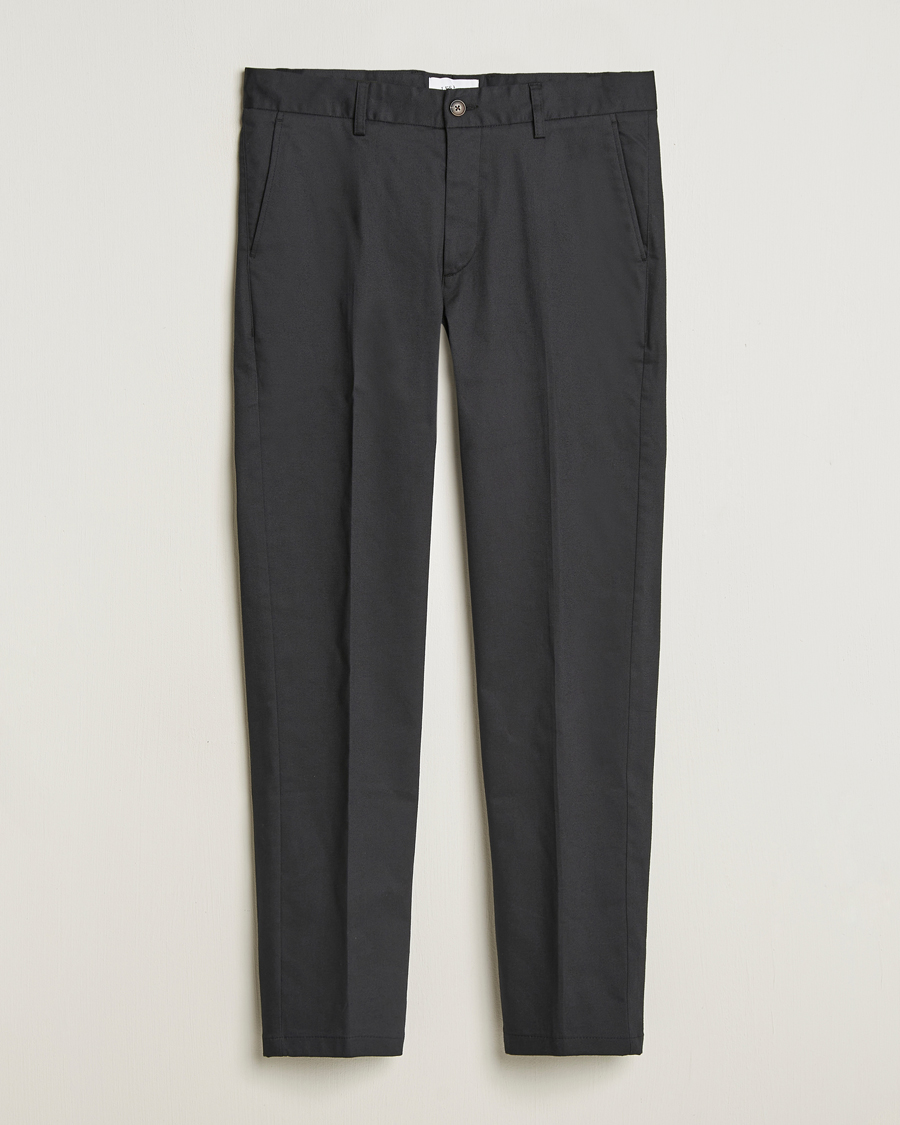 Herre | Bukser | LES DEUX | Como Reg Cotton Pants Black