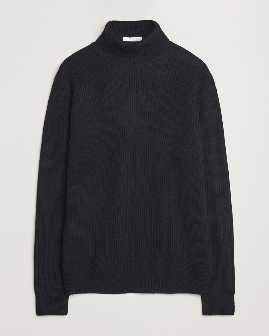 Herre | Gensere | LES DEUX | Eddie Wool Rib Rollneck Black