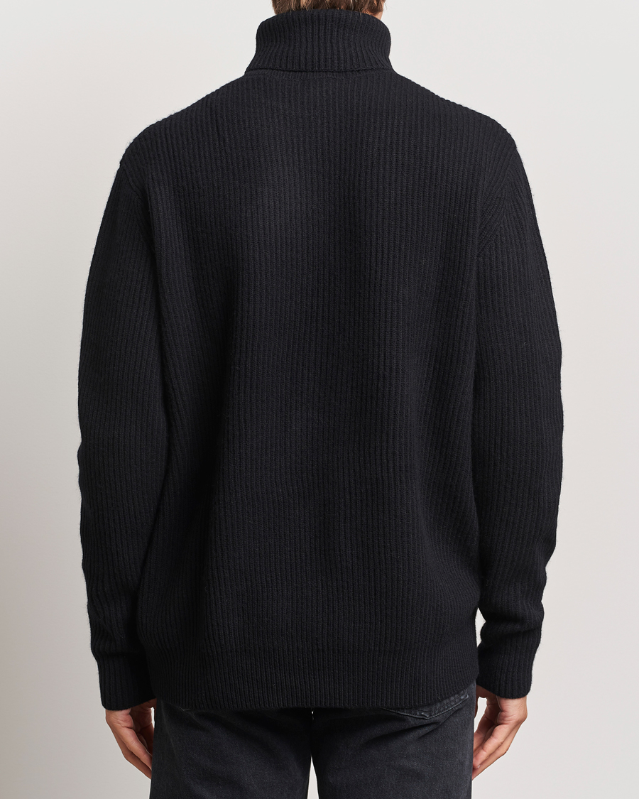 Herre | Gensere | LES DEUX | Eddie Wool Rib Rollneck Black