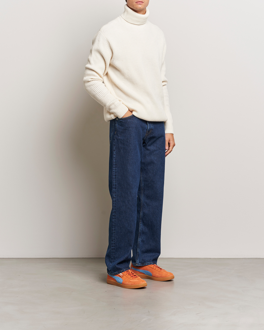 Herre | Gensere | LES DEUX | Eddie Wool Rib Rollneck Ivory