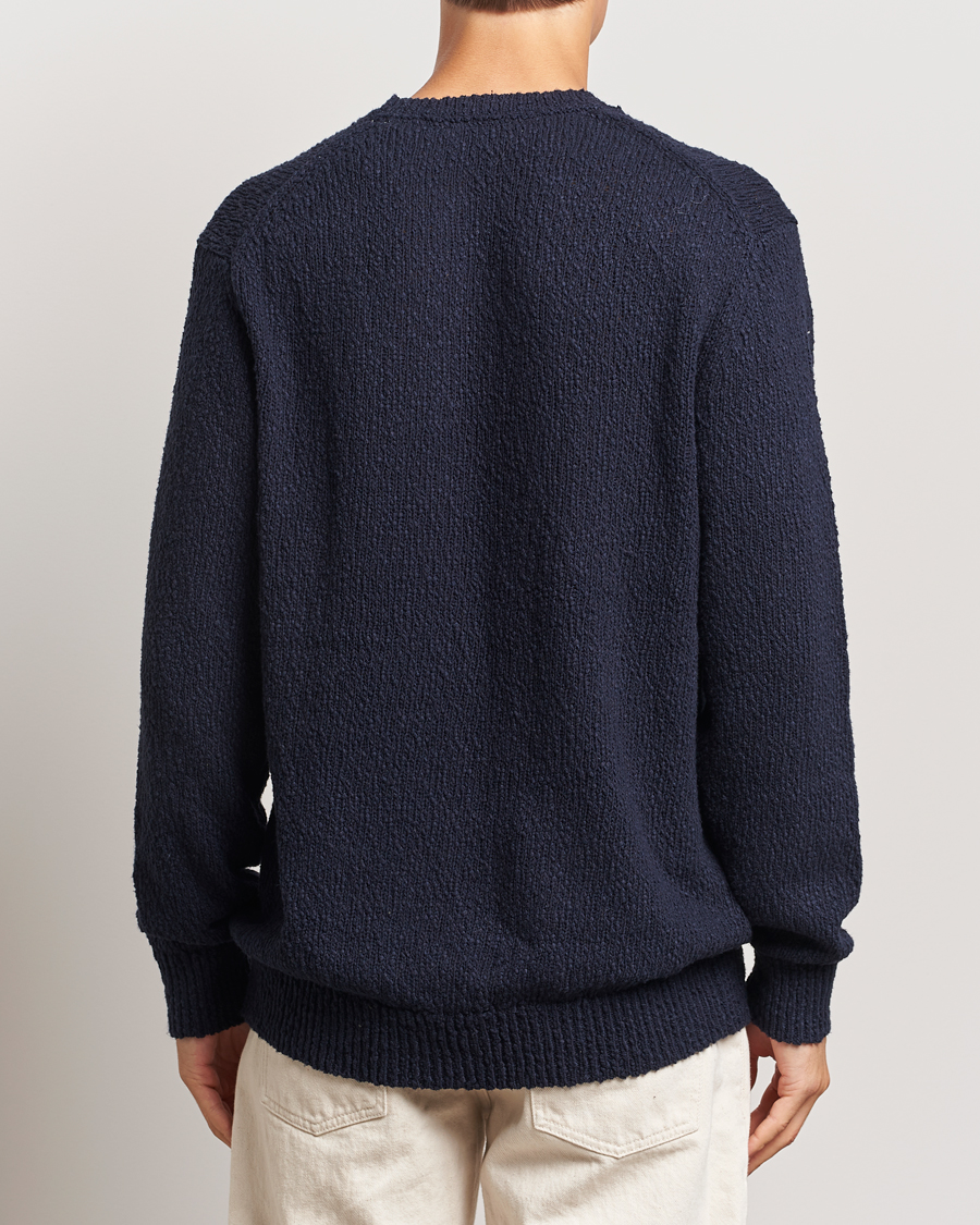 Herre | Gensere | LES DEUX | Errol Cotton Roundneck Dark Navy
