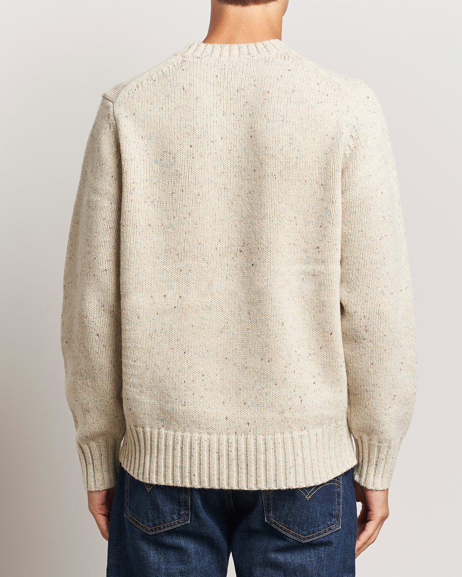 Herre | Gensere | LES DEUX | Gary Fleck Wool Roundneck Light Sand