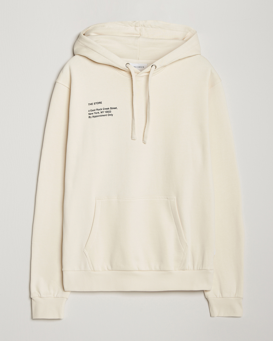 Herre | Gensere | LES DEUX | Neighborhood Hoodie Ivory/Black