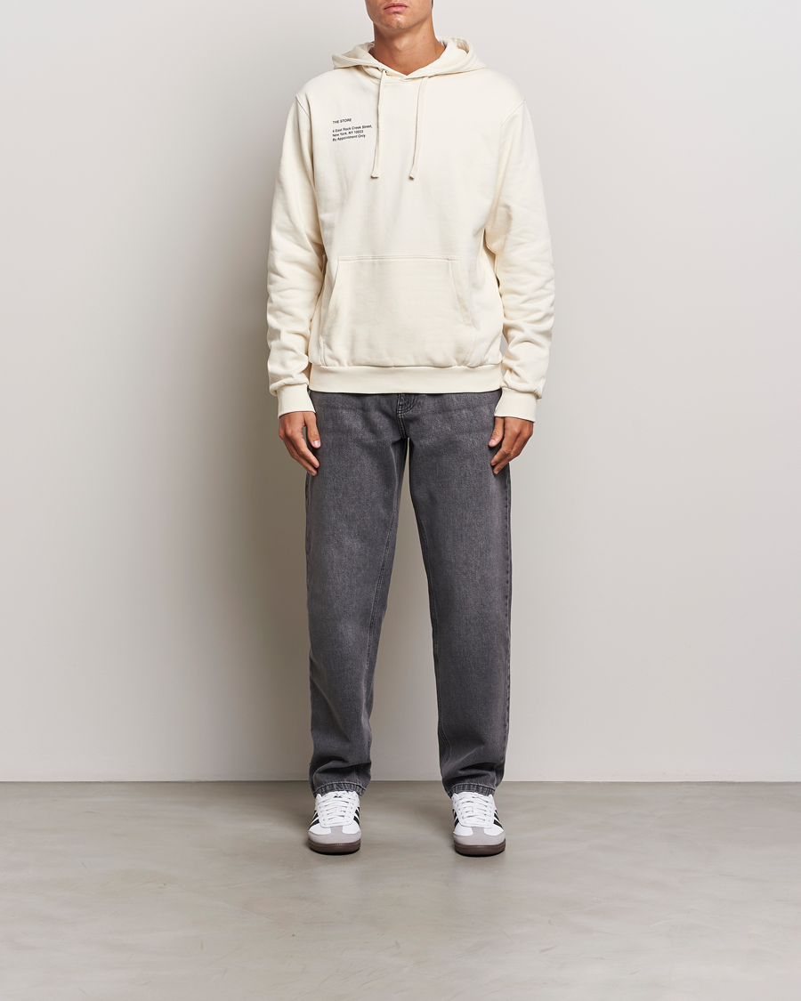 Herre | Gensere | LES DEUX | Neighborhood Hoodie Ivory/Black