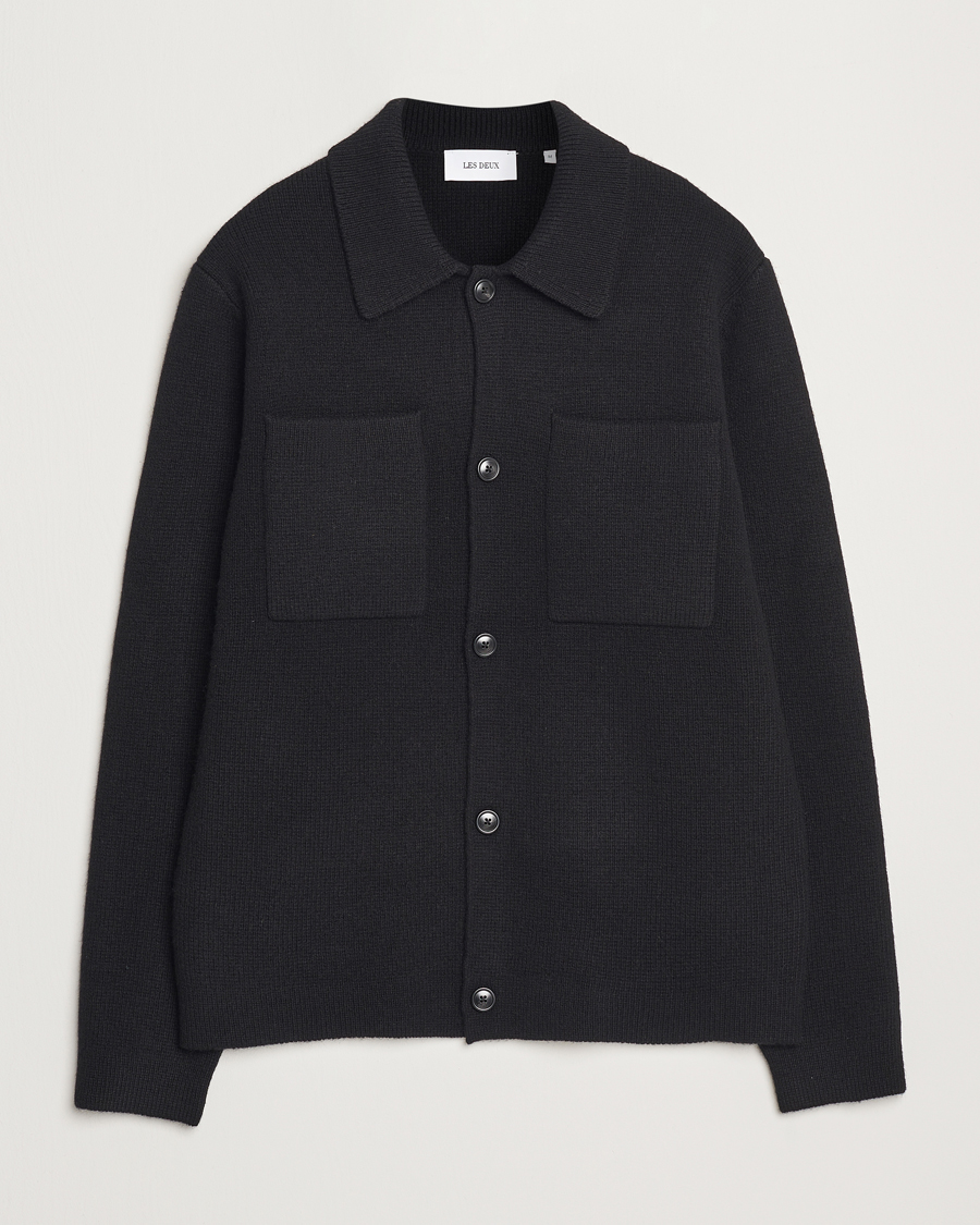 Herre | Gensere | LES DEUX | Fischer Milano Overshirt Black