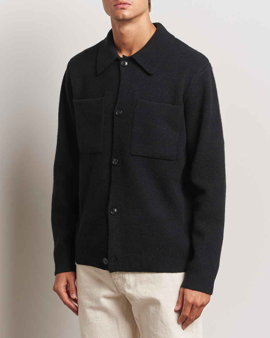 Herre | Gensere | LES DEUX | Fischer Milano Overshirt Black