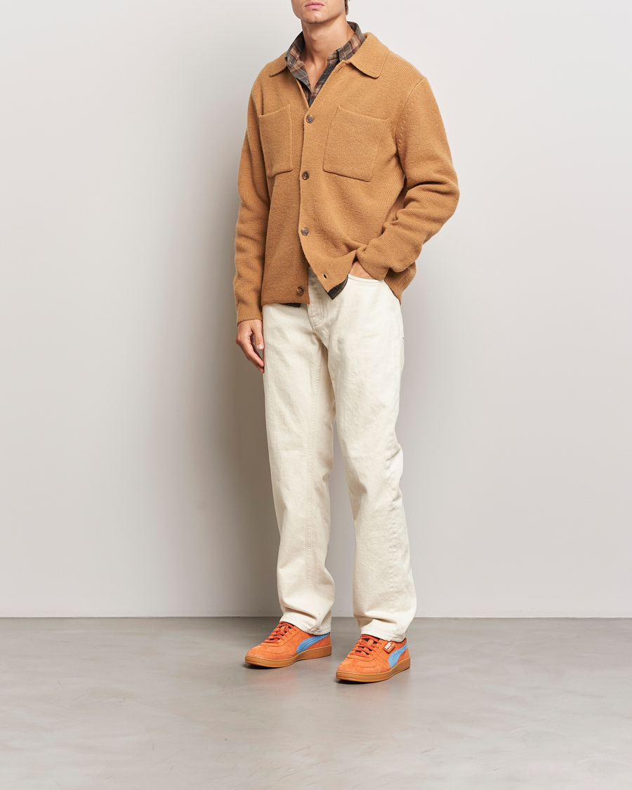 Herre | Gensere | LES DEUX | Fischer Milano Overshirt Tobacco Brown