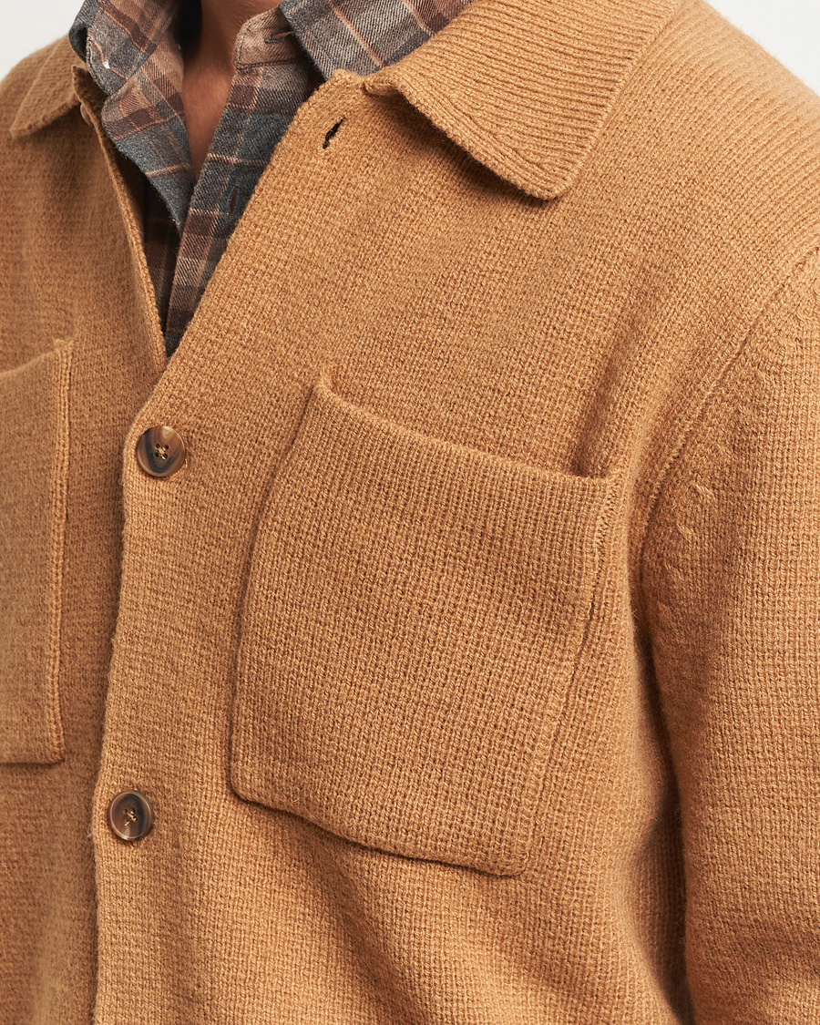 Herre | Gensere | LES DEUX | Fischer Milano Overshirt Tobacco Brown