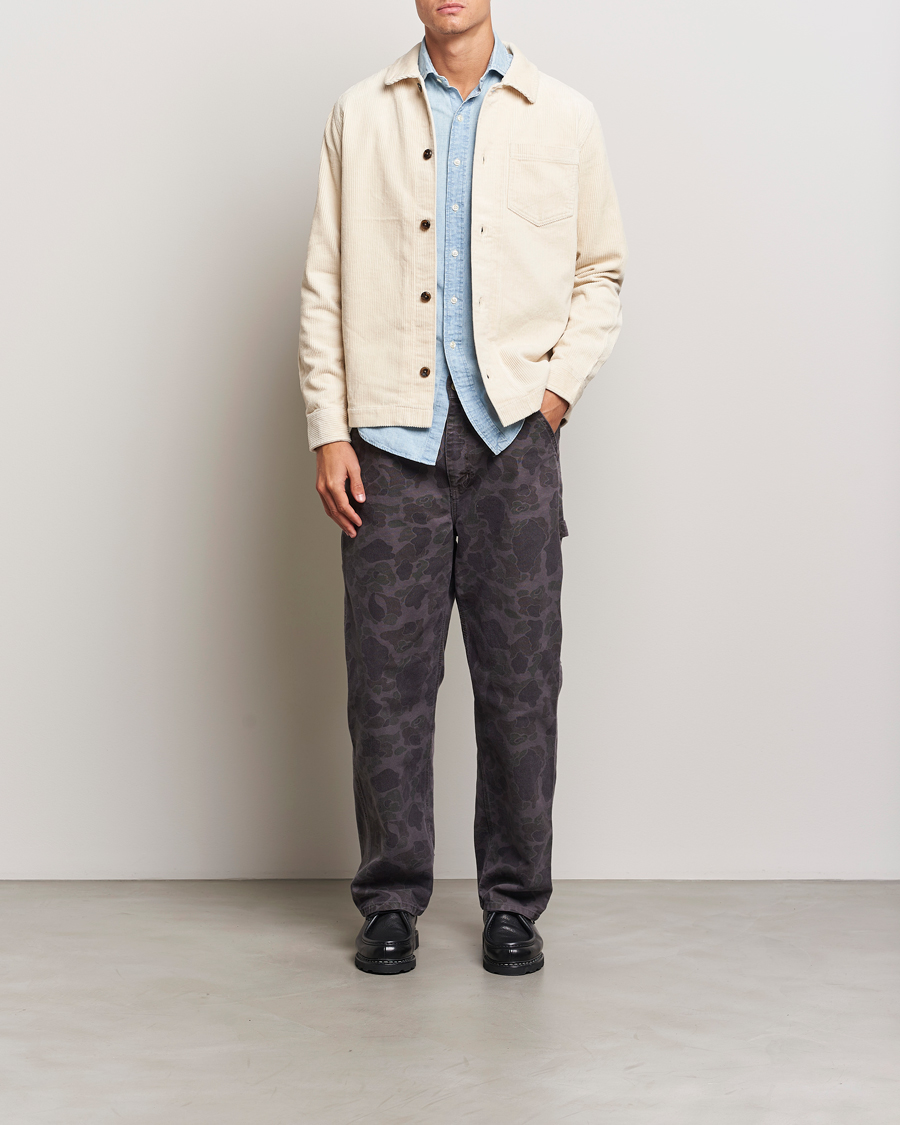 Herre | Skjorter | LES DEUX | Layton Corduroy Overshirt Ivory