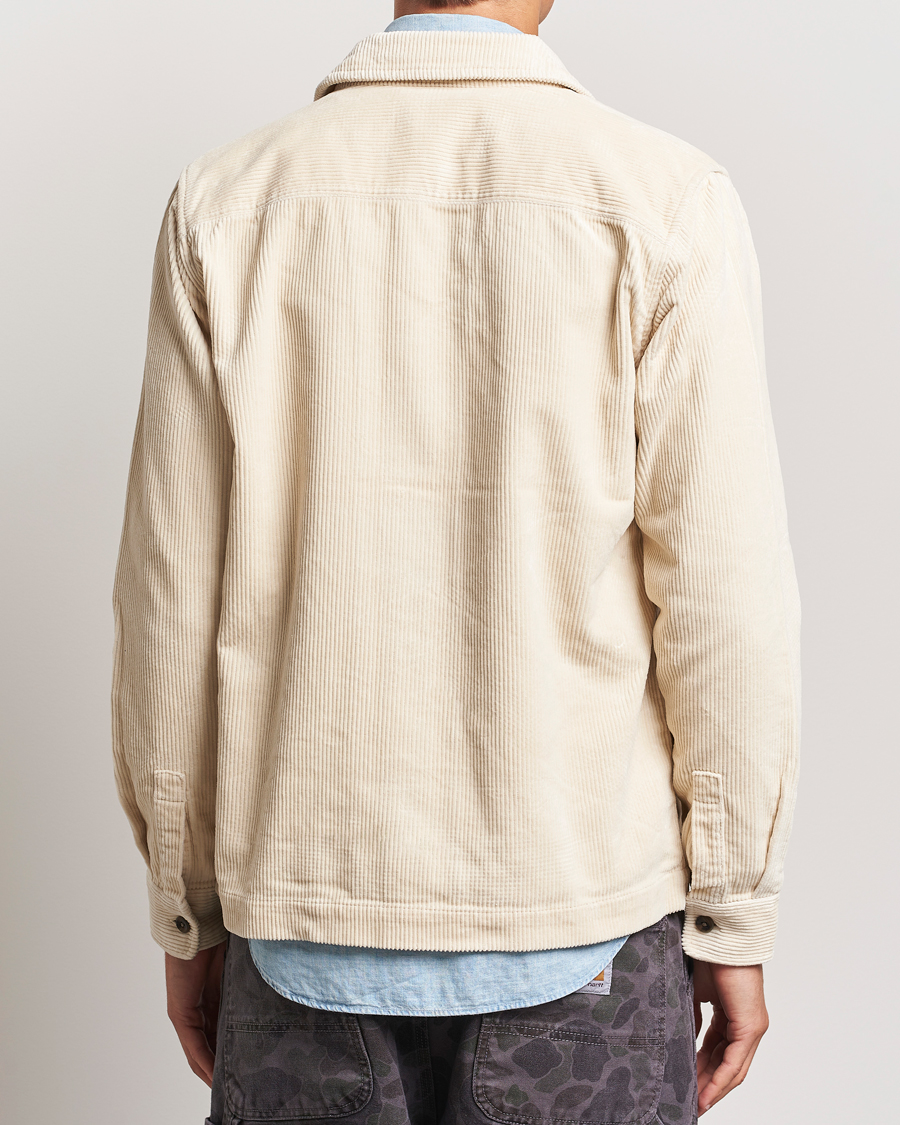 Herre | Skjorter | LES DEUX | Layton Corduroy Overshirt Ivory