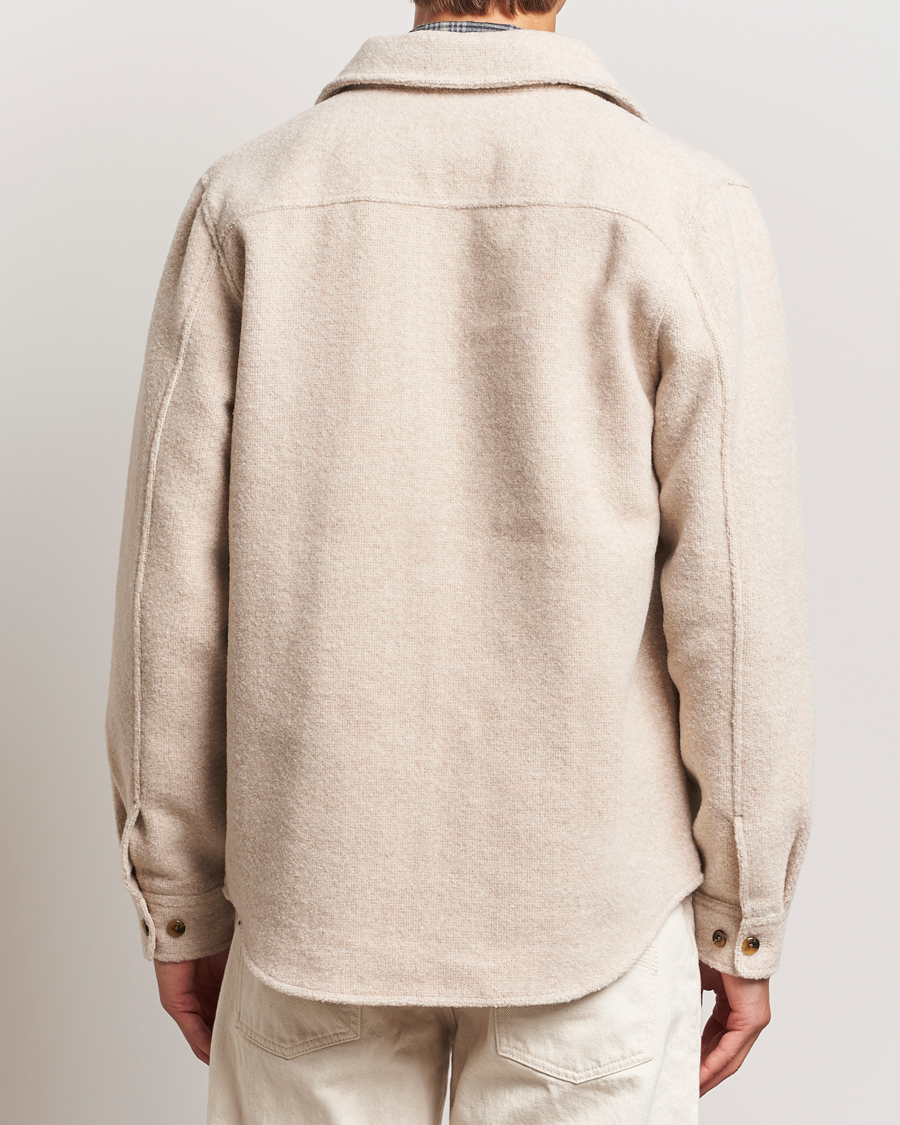 Herre | Skjorter | LES DEUX | Lennon Boucle Overshirt Ivory