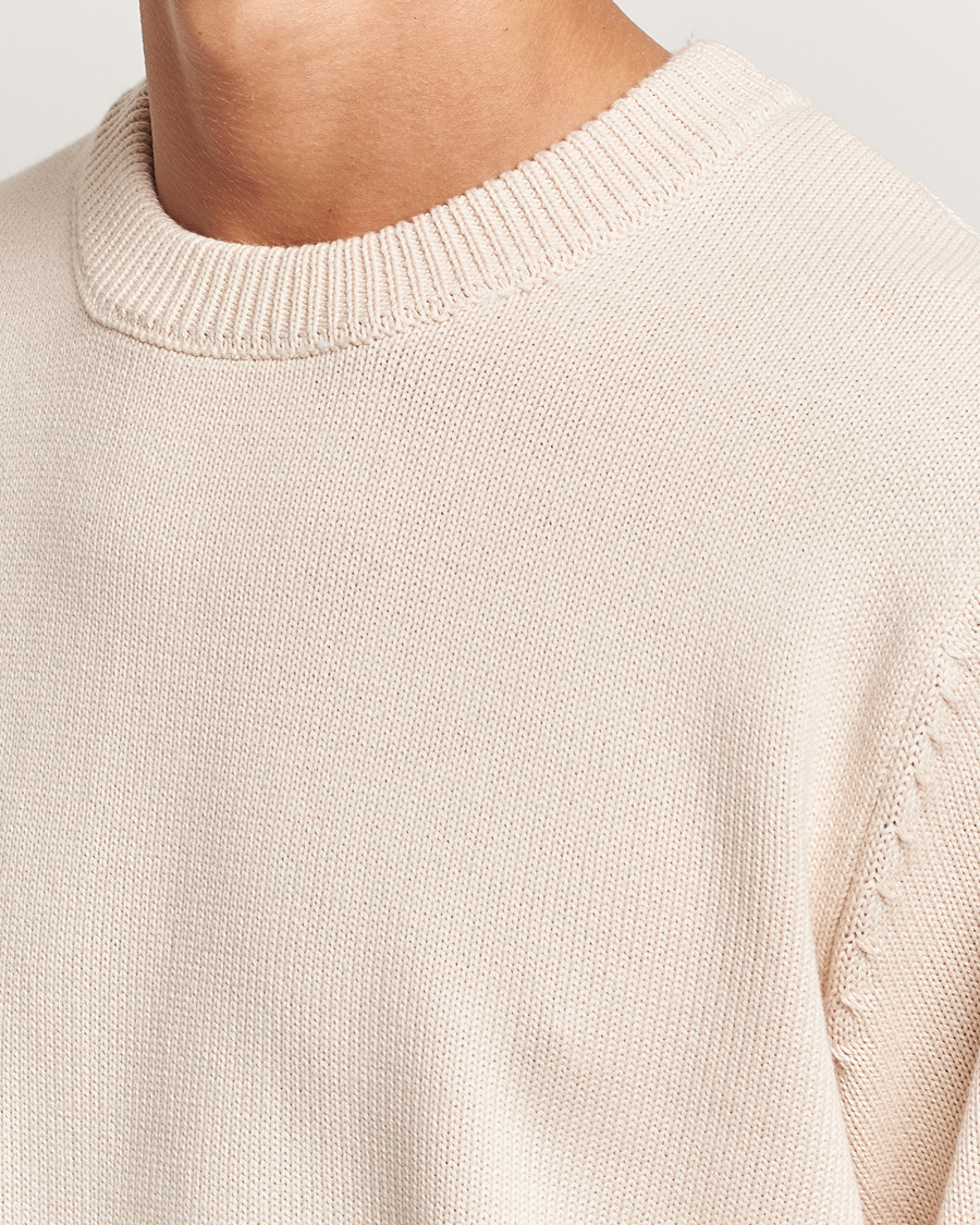 Herre | Gensere | LES DEUX | Gary Cotton Knit 2.0 Ivory