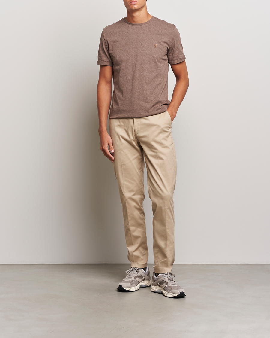 Herre | T-Shirts | LES DEUX | Nørregaard T-Shirt Charcoal Melange