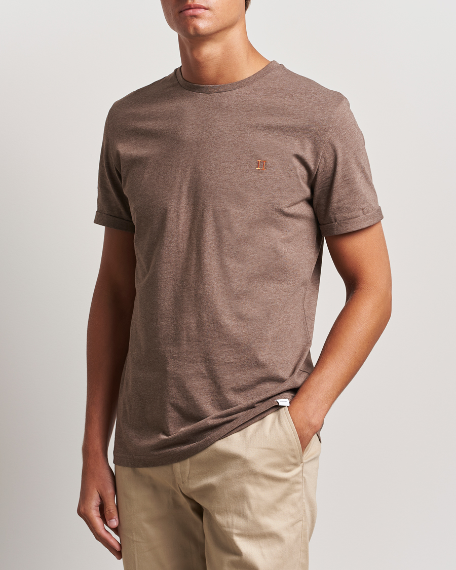 Herre | T-Shirts | LES DEUX | Nørregaard T-Shirt Charcoal Melange