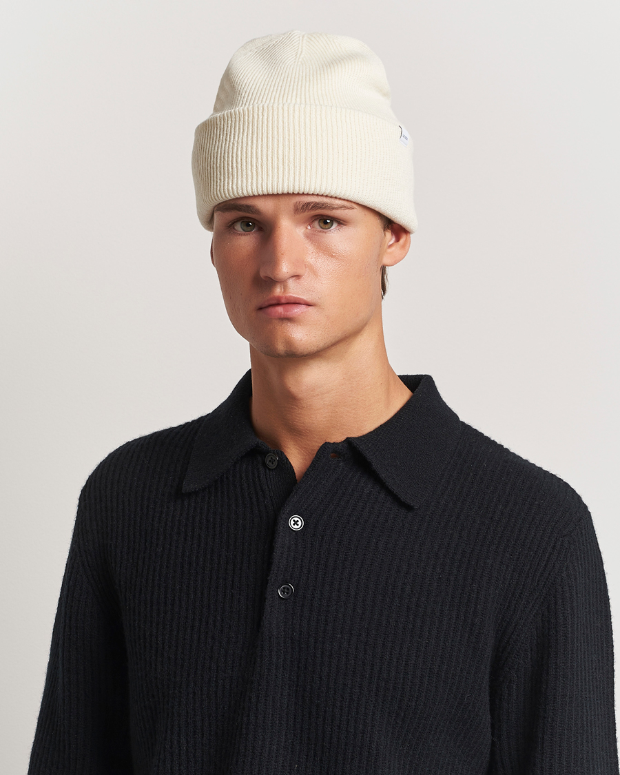 Herre | Les Deux Wayne Wool Beanie Ivory | LES DEUX | Wayne Wool Beanie Ivory