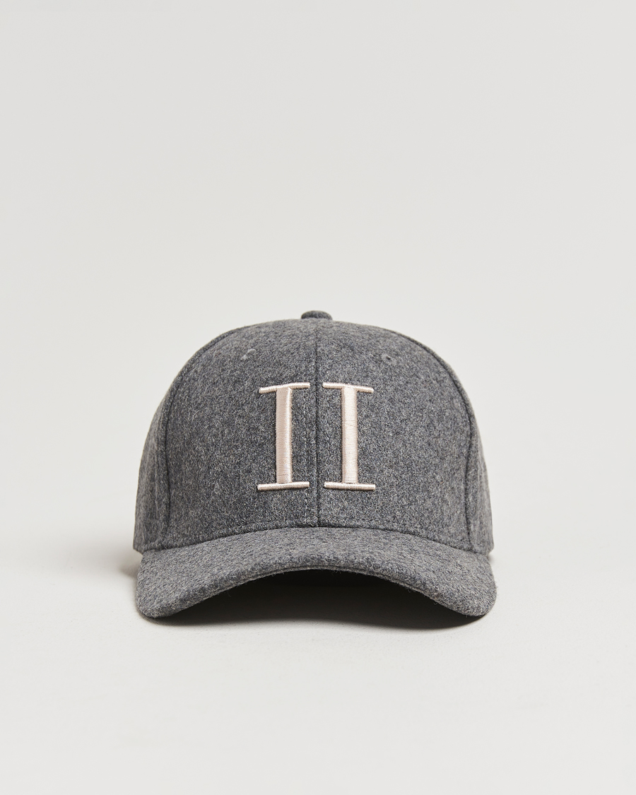 Herre | Les Deux Encore Wool Baseball Cap Light Grey Melange | LES DEUX | Encore Wool Baseball Cap Light Grey Melange