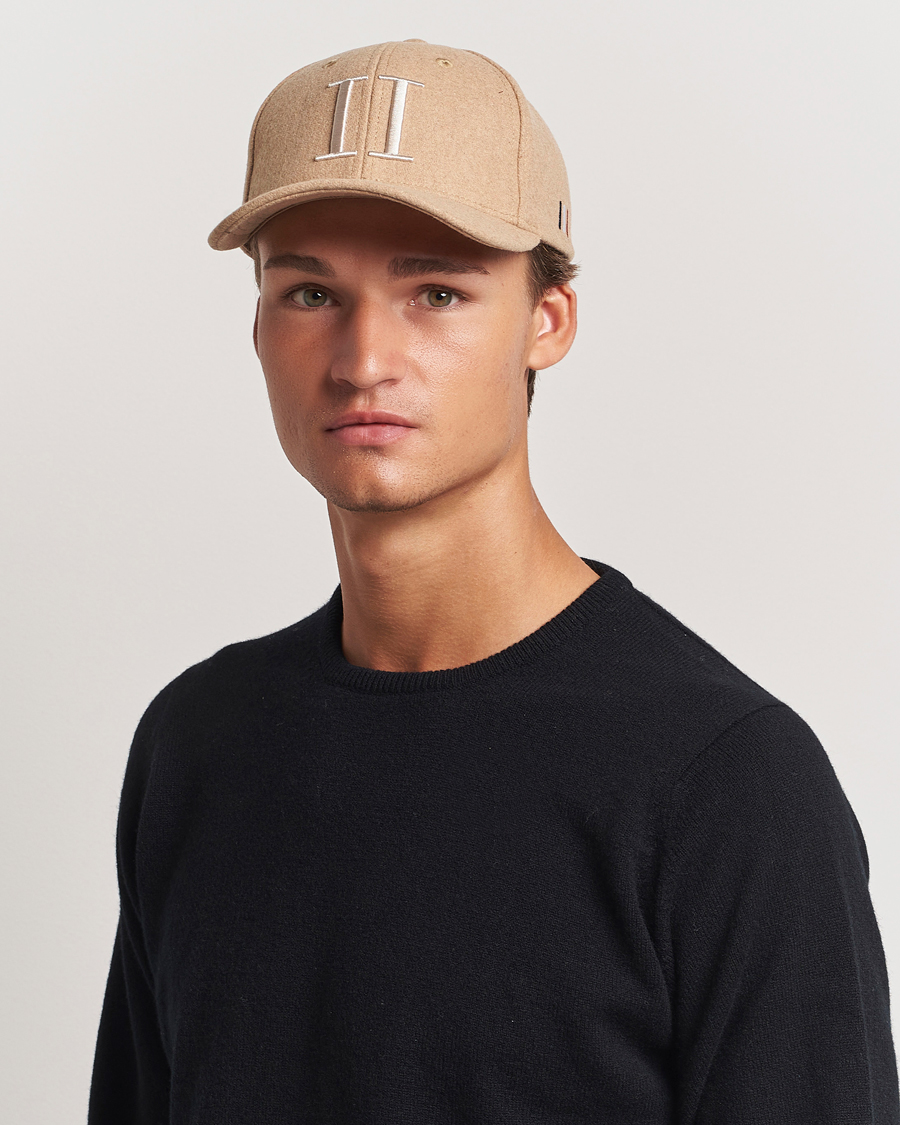 Herre | Les Deux Encore Wool Baseball Cap Dark Sand Melange | LES DEUX | Encore Wool Baseball Cap Dark Sand Melange