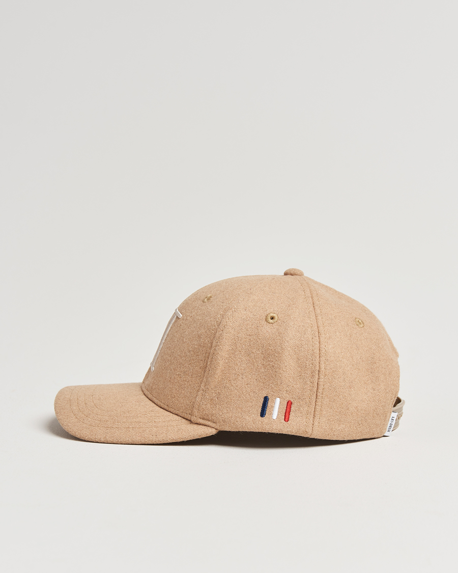 Herre | Les Deux Encore Wool Baseball Cap Dark Sand Melange | LES DEUX | Encore Wool Baseball Cap Dark Sand Melange