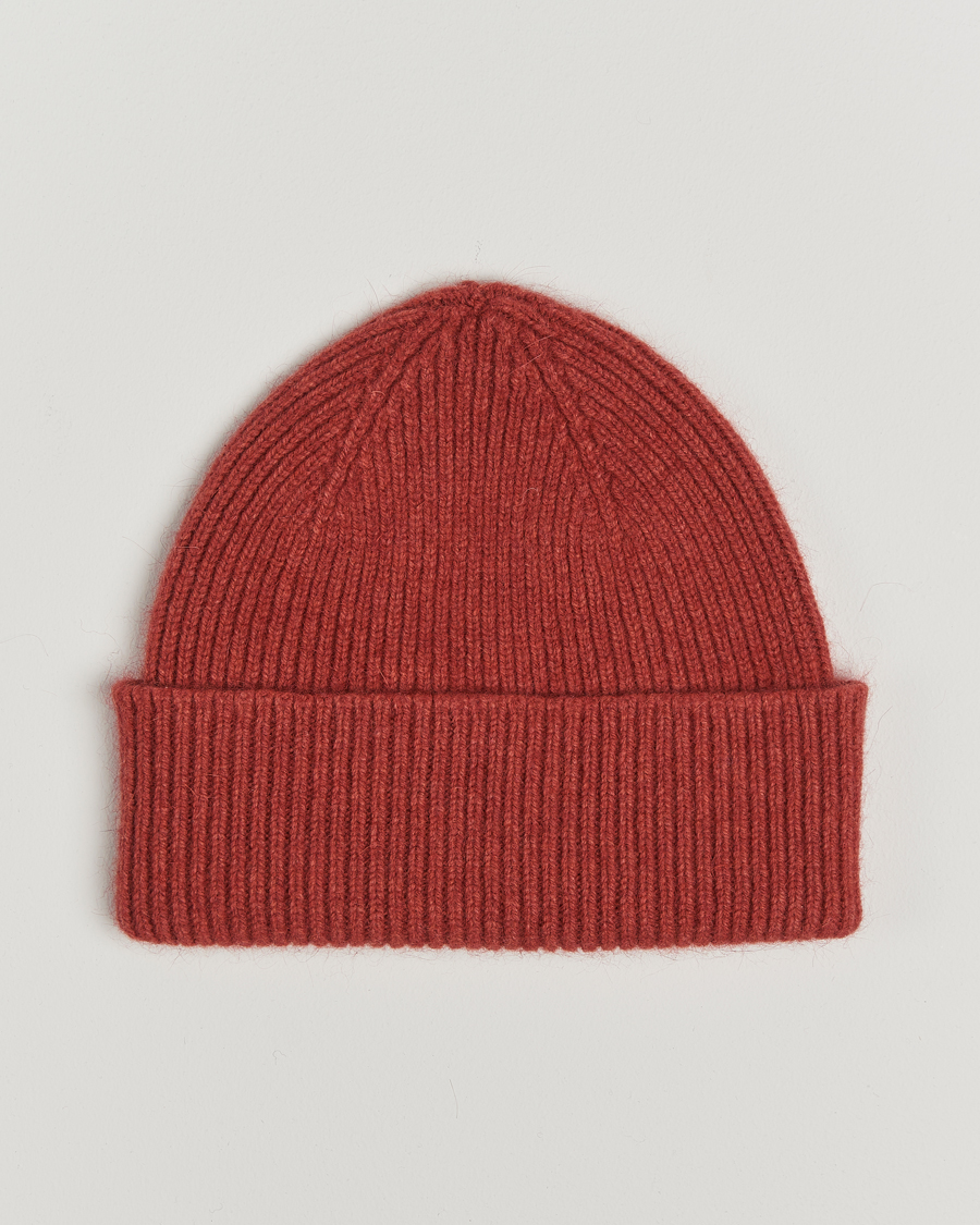 Herre | Luer | Le Bonnet | Lambswool/Caregora Beanie Terra
