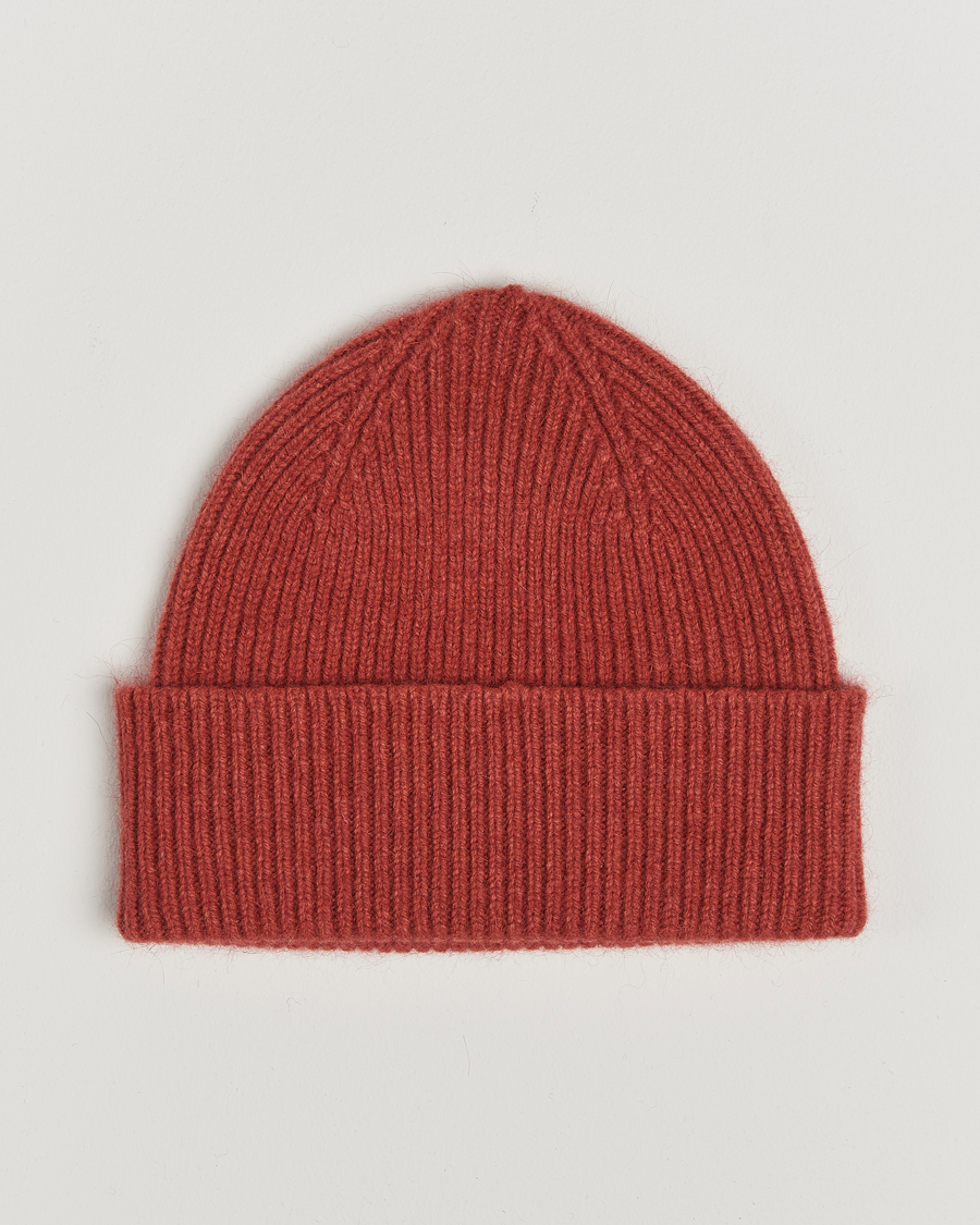 Herre | Luer | Le Bonnet | Lambswool/Caregora Beanie Terra