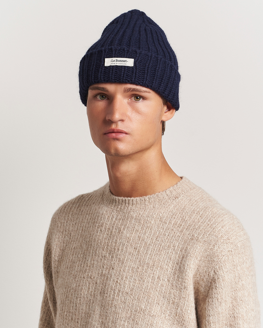 Herre | Luer | Le Bonnet | Le Grand Logo Midnight