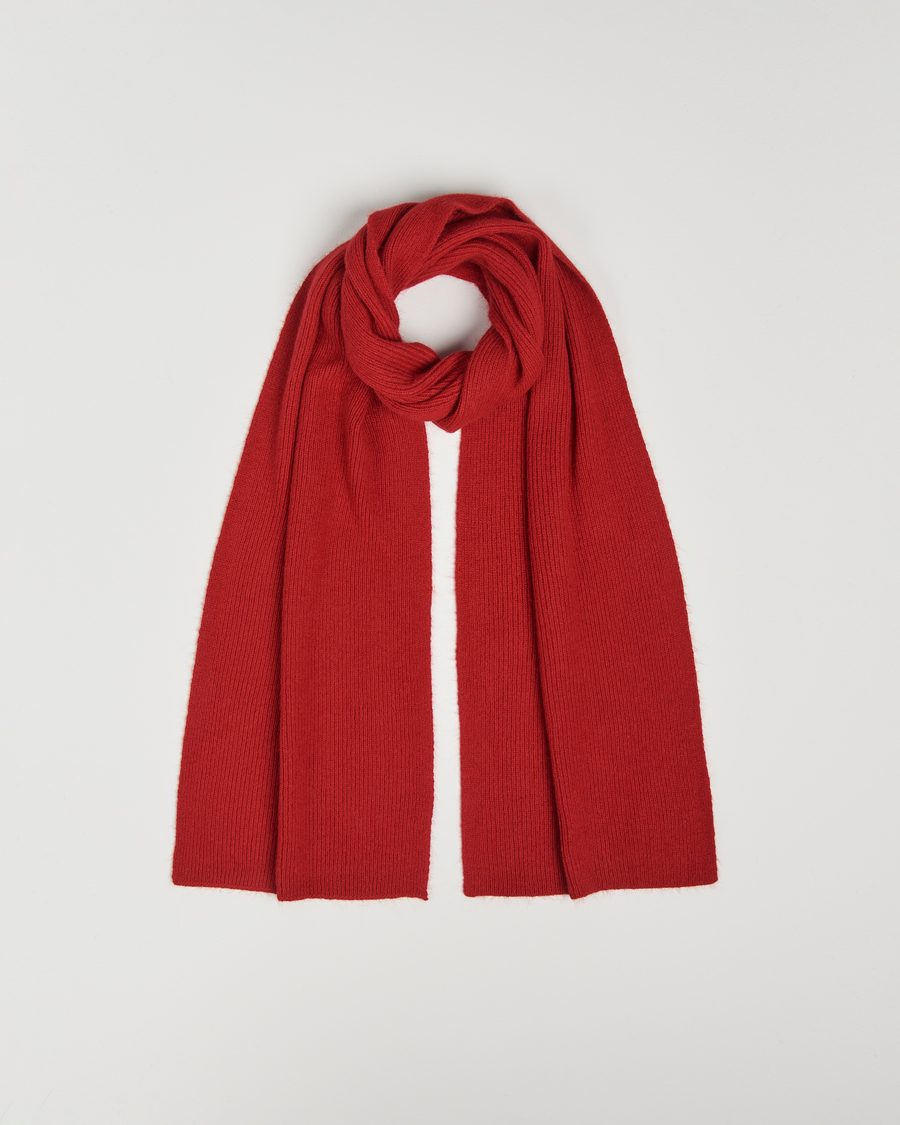 Herre | Skjerf | Le Bonnet | Lambswool/Caregora Scarf Framboise