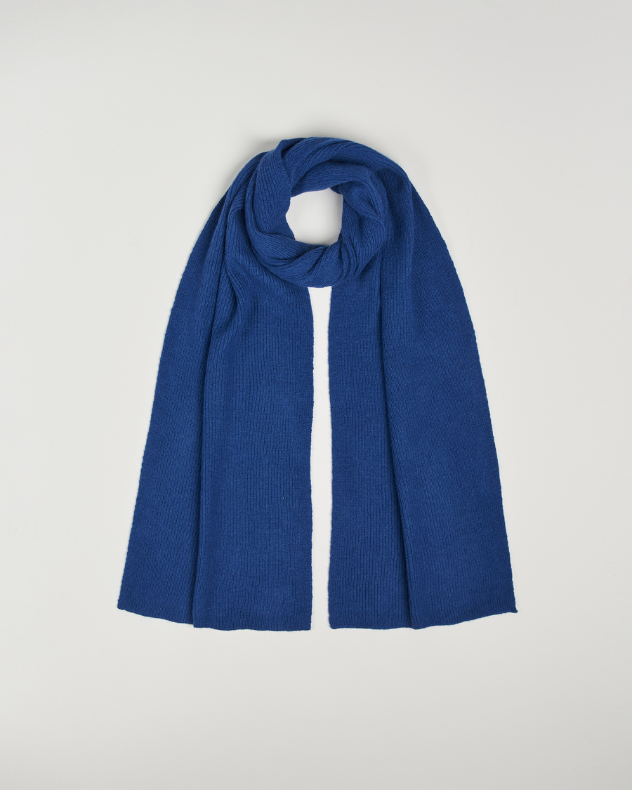Herre | Skjerf | Le Bonnet | Lambswool/Caregora Scarf Marin
