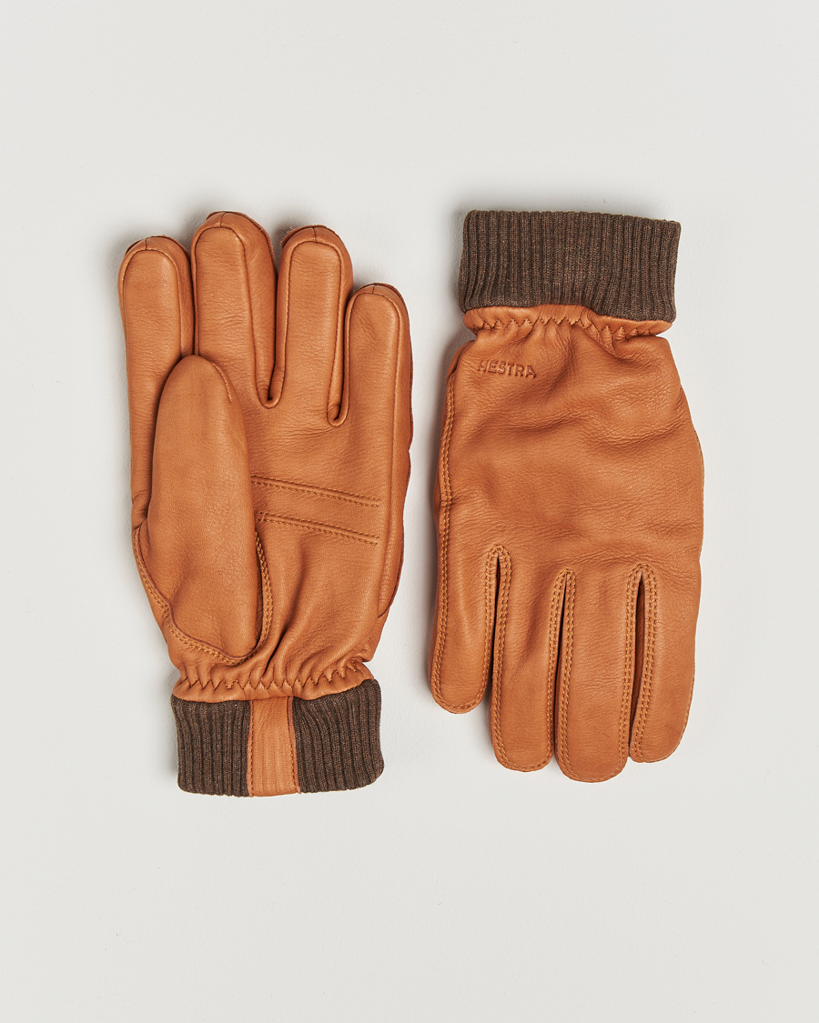 Herre | Hansker | Hestra | Tore Deerskin Primaloft Lined Glove Cognac