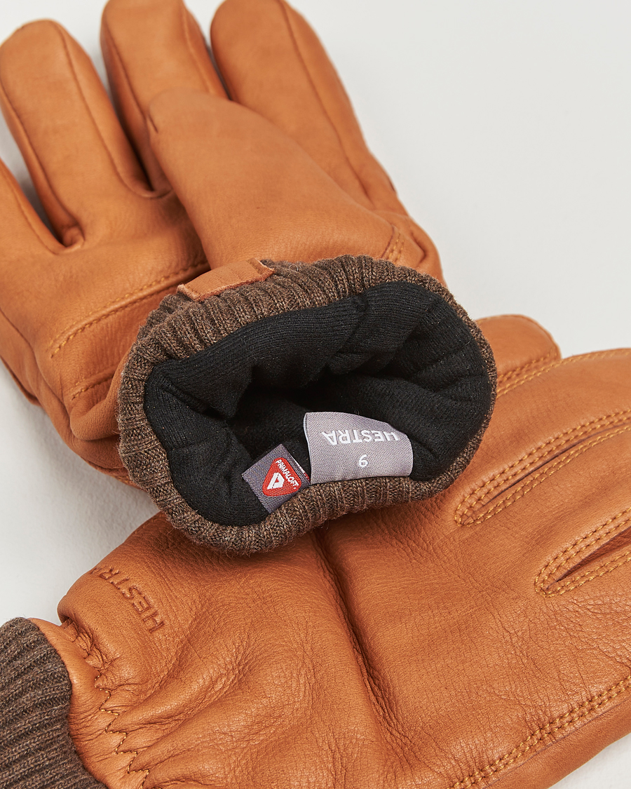 Herre | Hansker | Hestra | Tore Deerskin Primaloft Lined Glove Cognac