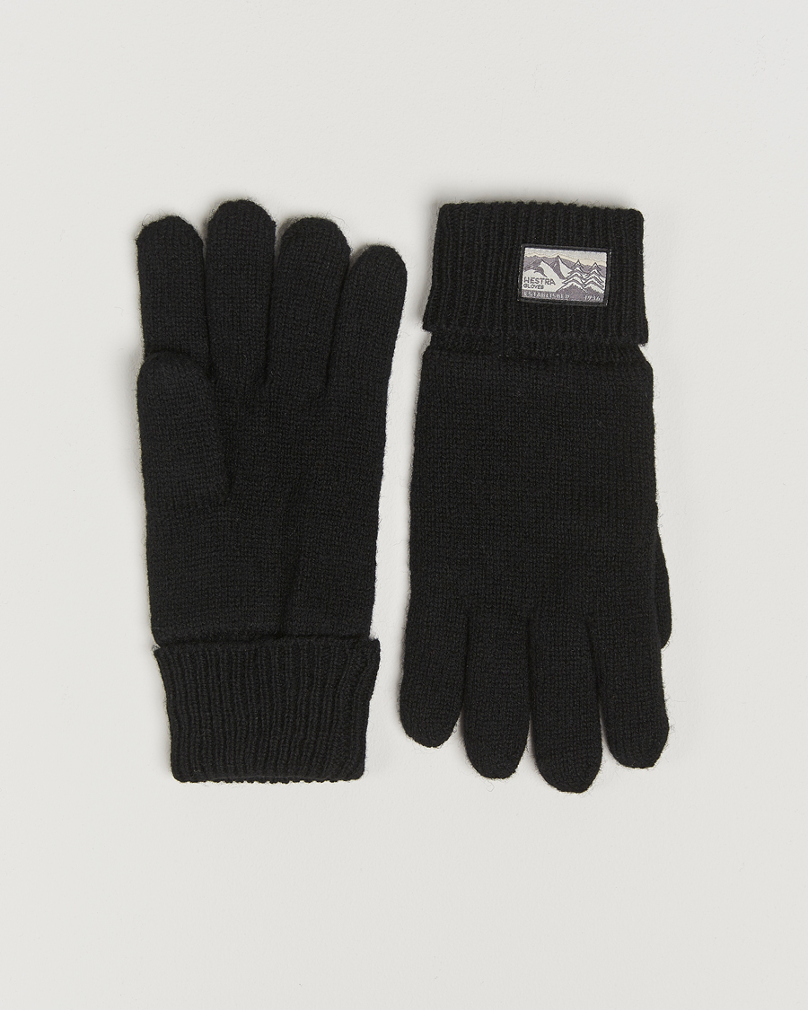 Herre | Hestra Raggwool Glove Black | Hestra | Raggwool Glove Black