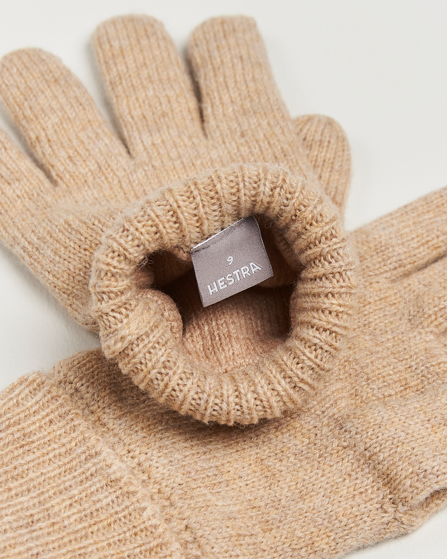 Herre | Hansker | Hestra | Raggwool Glove Beige