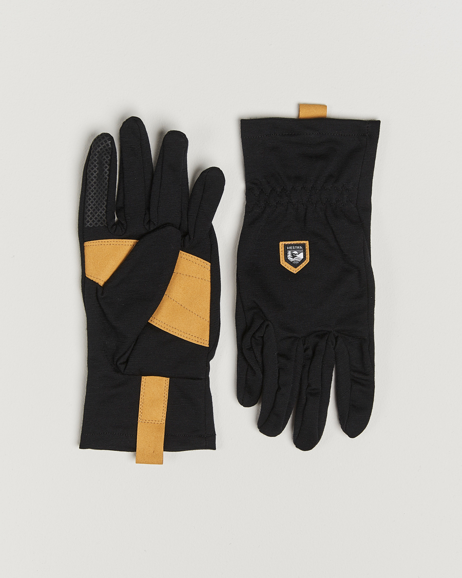 Herre | Hansker | Hestra | Merino Windwool Liner Glove Black