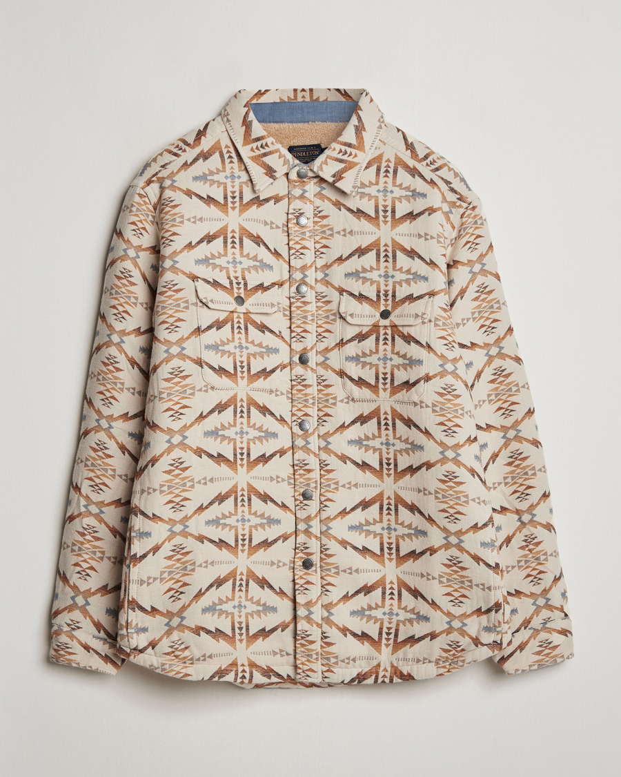 Herre | Jakker | Pendleton | Bay City Teddy Lined Shirt Jacket Trapper Peak