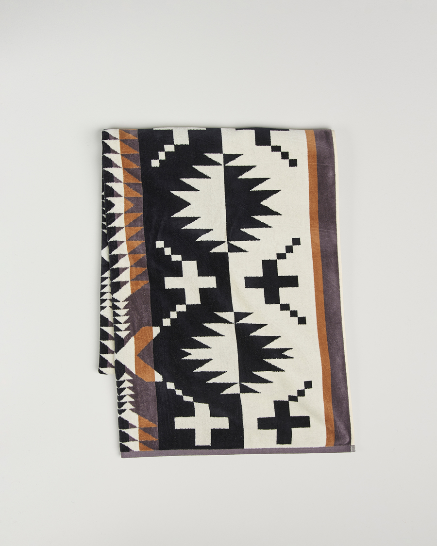 Herre | Pendleton Jacquard Spa Towel Spider Rock Black | Pendleton | Jacquard Spa Towel Spider Rock Black
