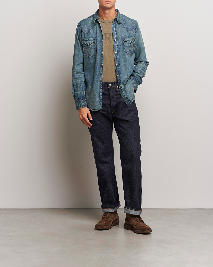 Herre | Skjorter | RRL | Buffalo Western Shirt Rinse