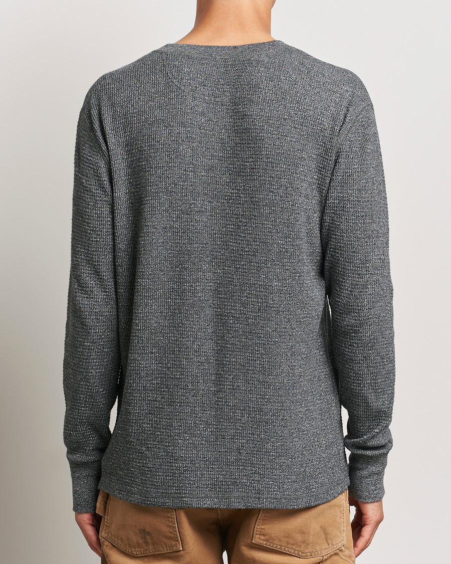 Herre | Gensere | RRL | Long Sleeve Henley Charcoal Heather