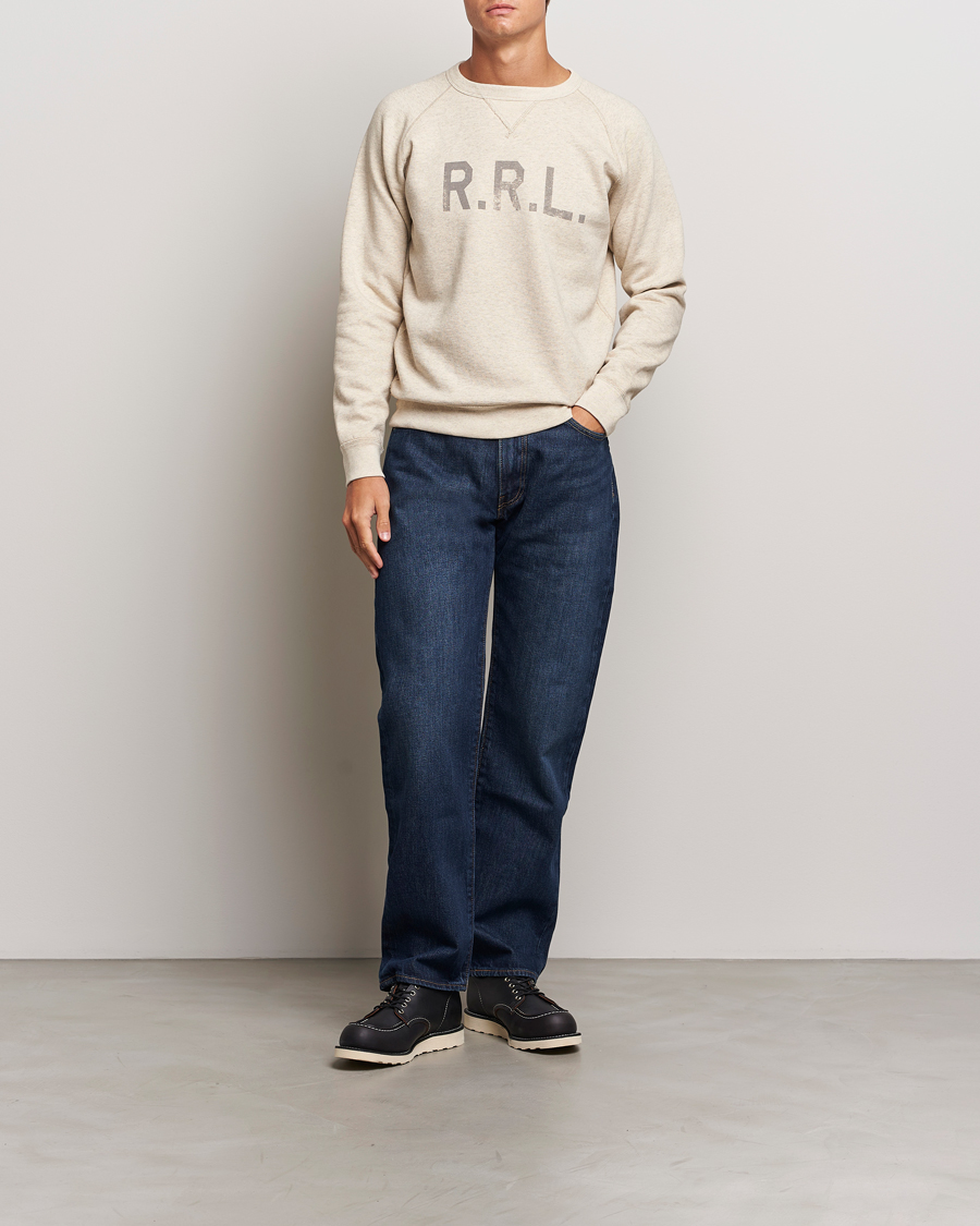 Herre | Gensere | RRL | Raglan Sleeve Sweatshirt Oatmeal Heather