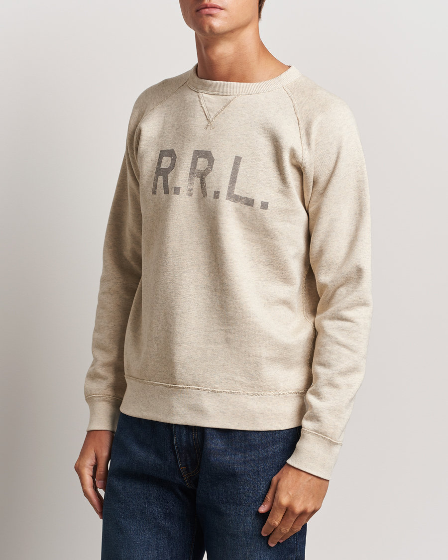 Herre | Gensere | RRL | Raglan Sleeve Sweatshirt Oatmeal Heather