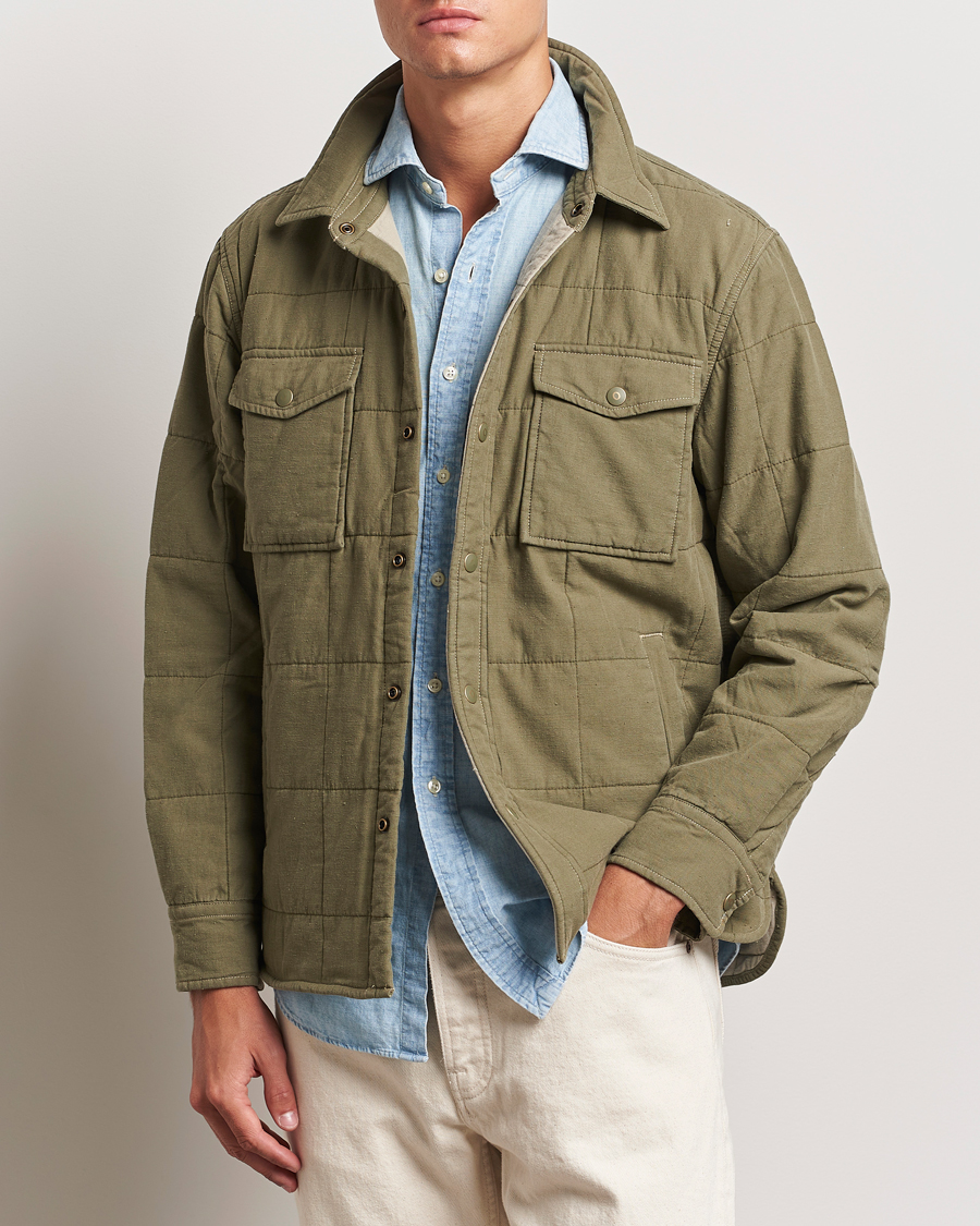 Herre | Jakker | RRL | Mountain Shirt Jacket Olive Drab