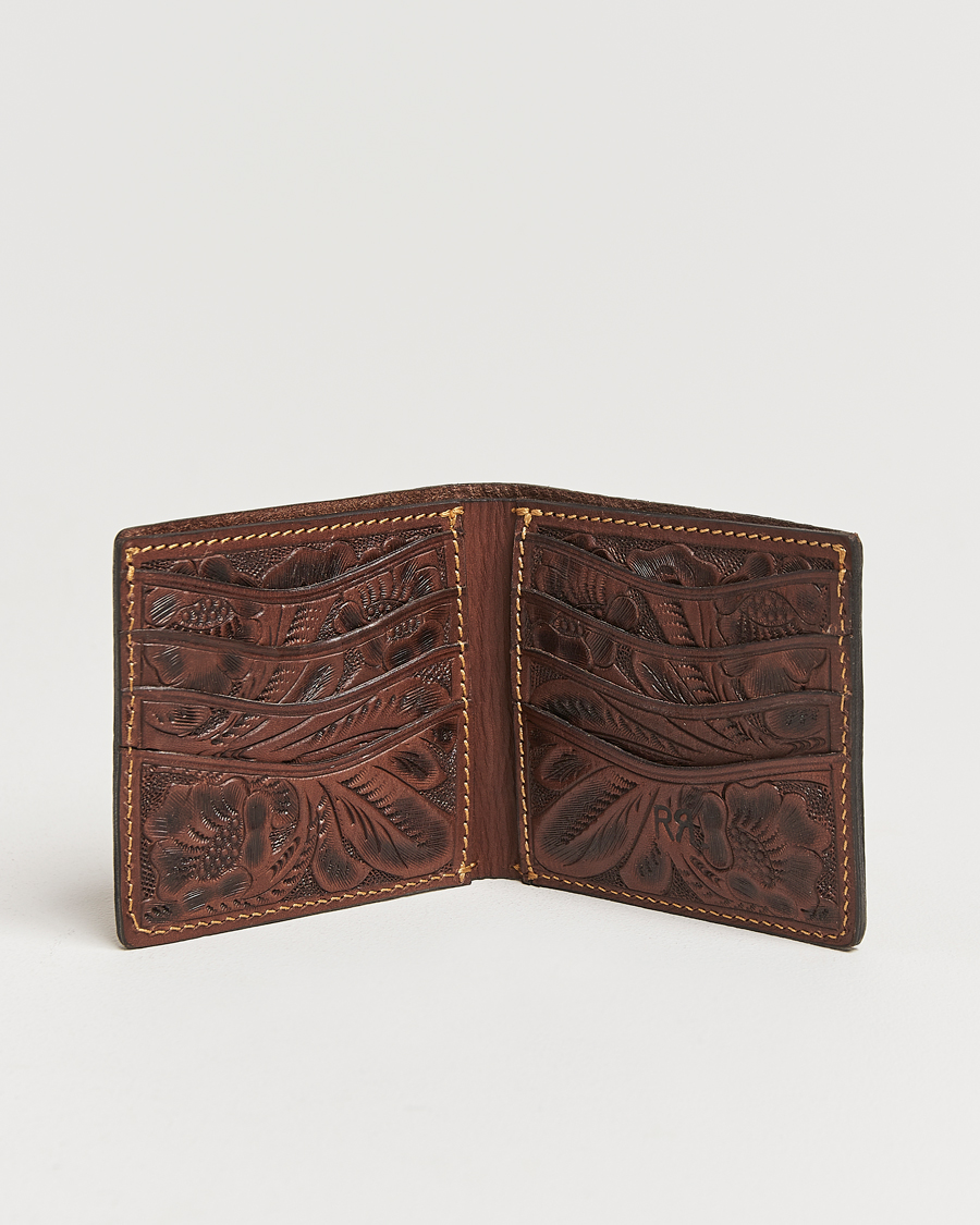 Herre | RRL Embossed Billfold Wallet Brown | RRL | Embossed Billfold Wallet Brown