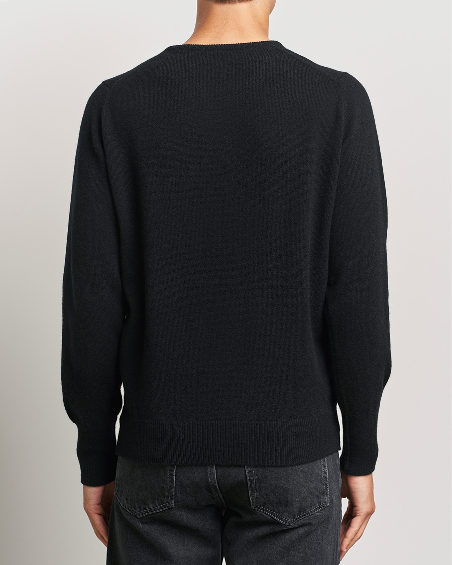 Herre | Gensere | William Lockie | Rob Lambswool Crewneck Black