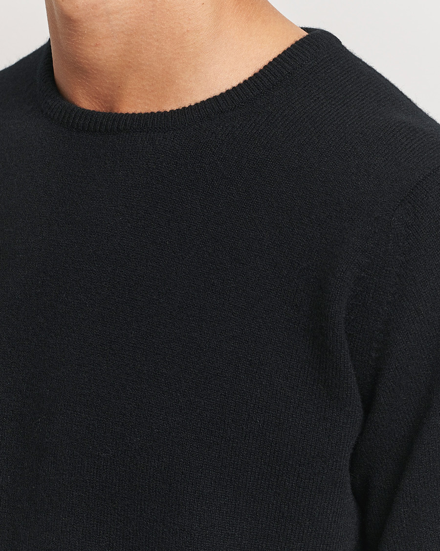 Herre | Gensere | William Lockie | Rob Lambswool Crewneck Black