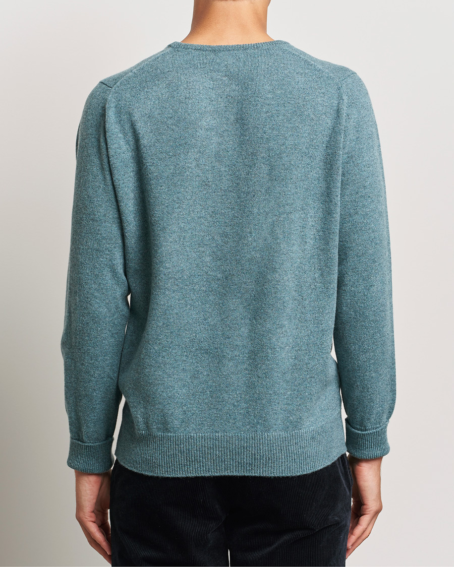 Herre | Gensere | William Lockie | Rob Lambswool Crewneck Caspian