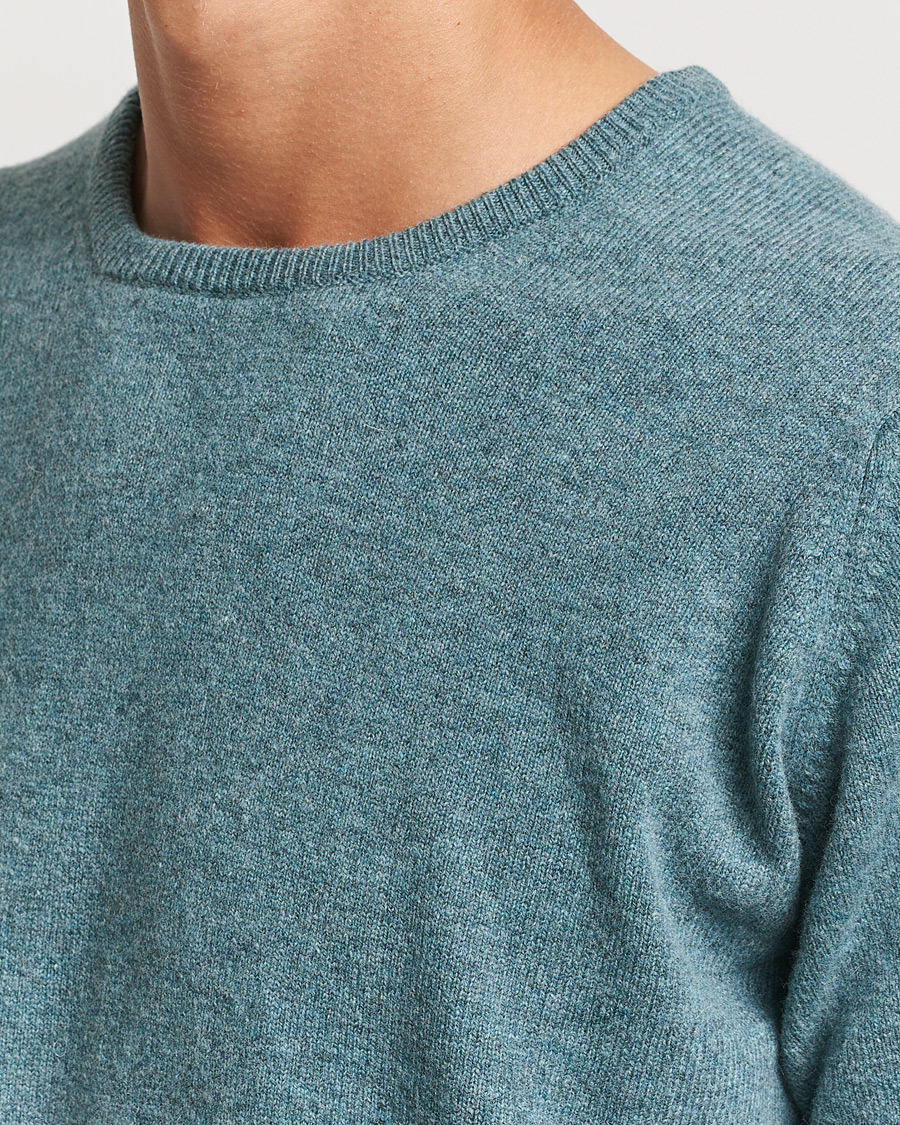 Herre | Gensere | William Lockie | Rob Lambswool Crewneck Caspian