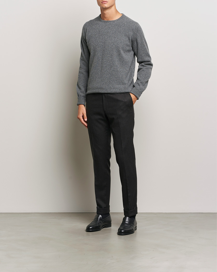 Herre | Gensere | William Lockie | Rob Lambswool Crewneck Cliff