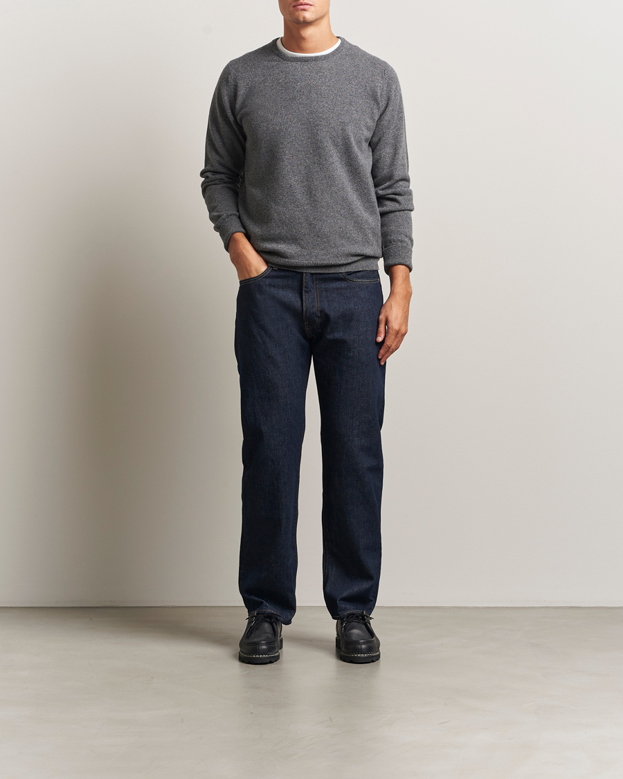 Herre | Gensere | William Lockie | Rob Lambswool Crewneck Cliff