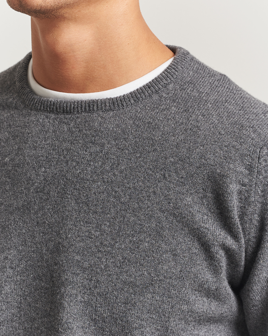 Herre | Gensere | William Lockie | Rob Lambswool Crewneck Cliff