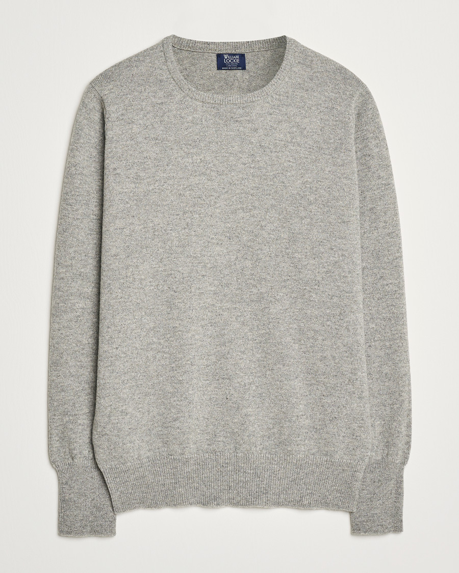 Herre | Gensere | William Lockie | Rob Lambswool Crewneck Flannel
