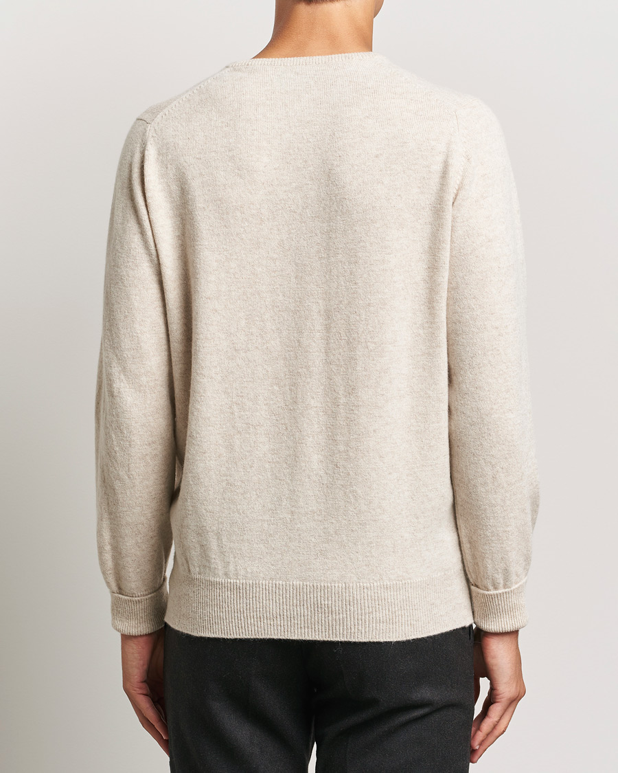 Herre | Gensere | William Lockie | Rob Lambswool Crewneck Linen